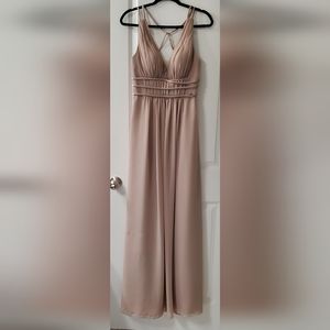 Sorella vita bridesmaid Dress dusty pink color strappy size 10